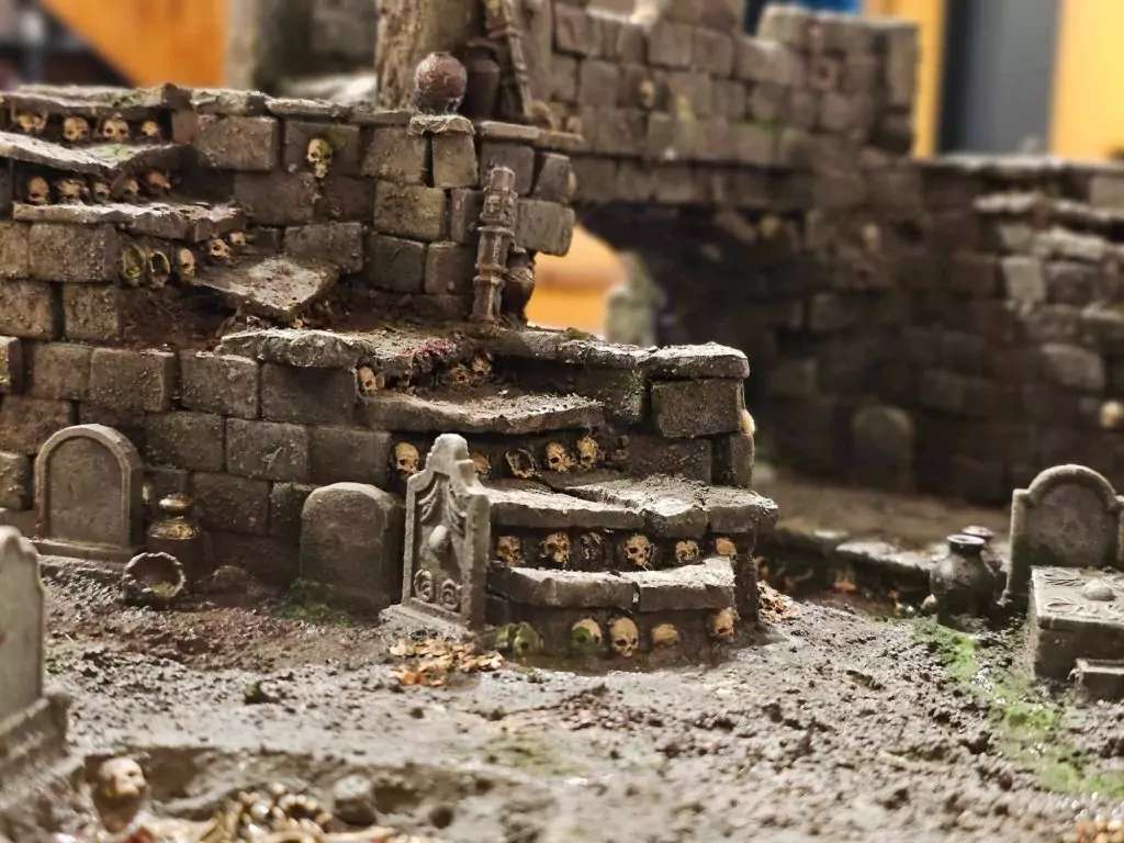 Skull Stairs Halls of the Waxen King Oct 2024