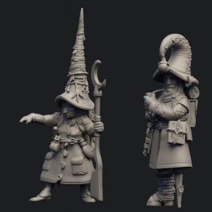 Aetherpunk28 Wizard Set 1 – Fantasy Miniatures for Tabletop RPGs & Wargaming