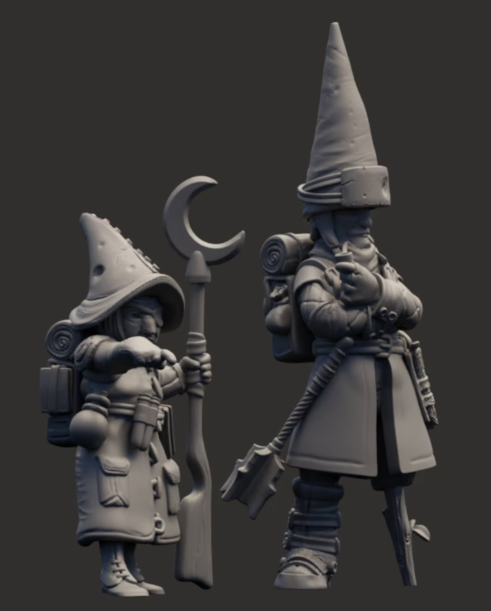Aetherpunk28 Wizard Set 1 – Fantasy Miniatures for Tabletop RPGs & Wargaming - Image 5