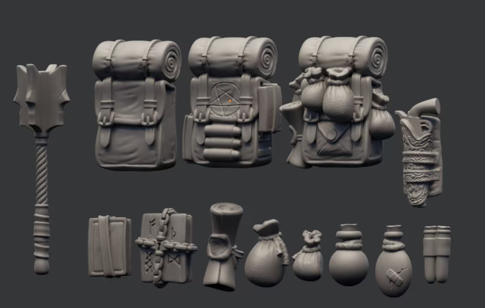 Aetherpunk28 Wizard Set 1 – Fantasy Miniatures for Tabletop RPGs & Wargaming - Image 6