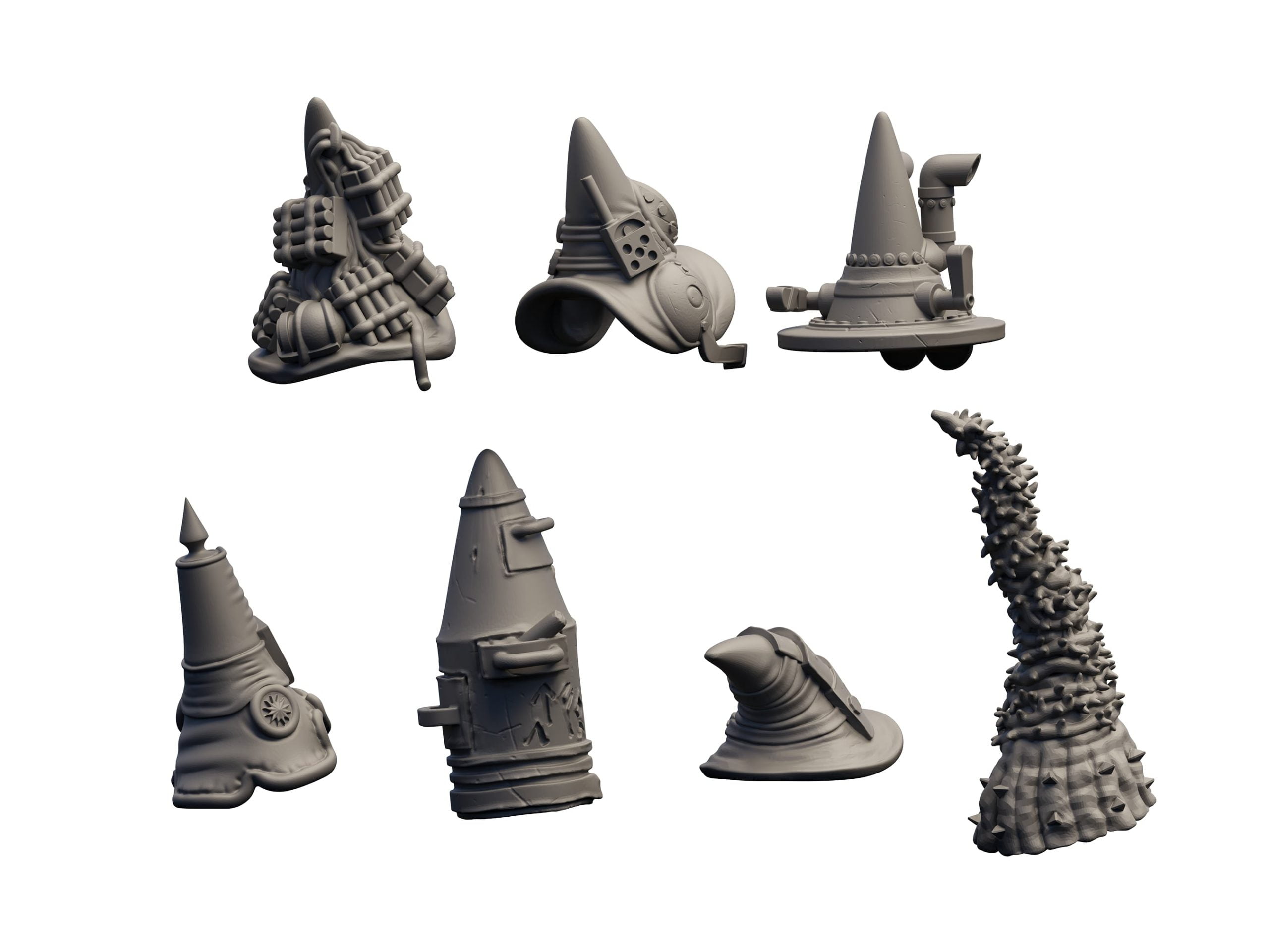 Aetherpunk28 Trench Hats – Steampunk Fantasy Headwear for Tabletop Gaming & Cosplay - Image 2