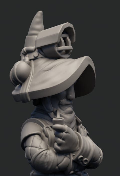 Blasted Baronies Hats Aetherpunk28 - Set of 7 Hats | Tabletop Gaming Miniatures | 3D Printed | War Gaming | Hobby - Image 2