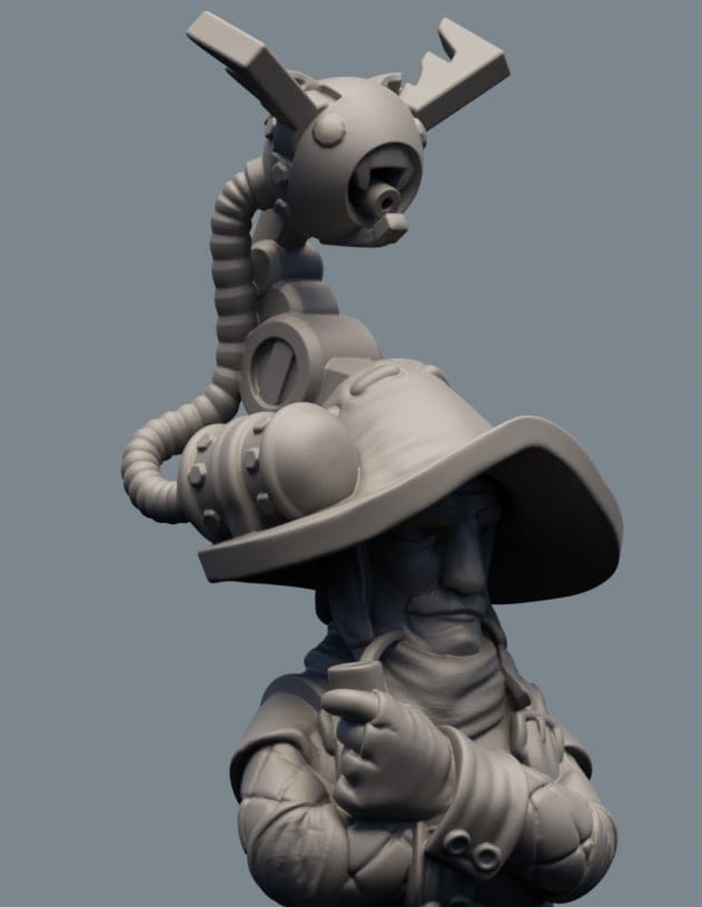 Blasted Baronies Hats Aetherpunk28 - Set of 7 Hats | Tabletop Gaming Miniatures | 3D Printed | War Gaming | Hobby - Image 7