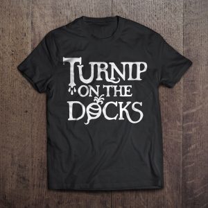 Turnip on the Docks T-shirt Mockup