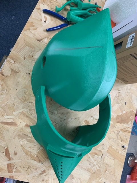 3D Printed Hounskull Bascinet