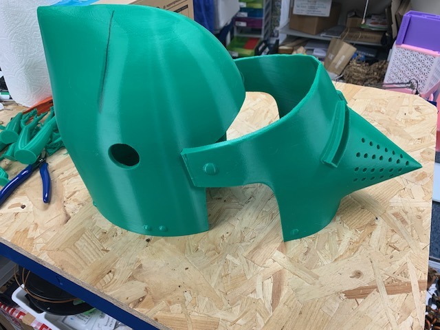 3D Printed Hounskull Bascinet