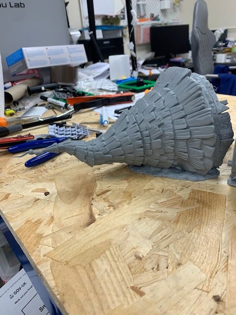 Aetherpunk28 Crashed Zeppelin terrain kit